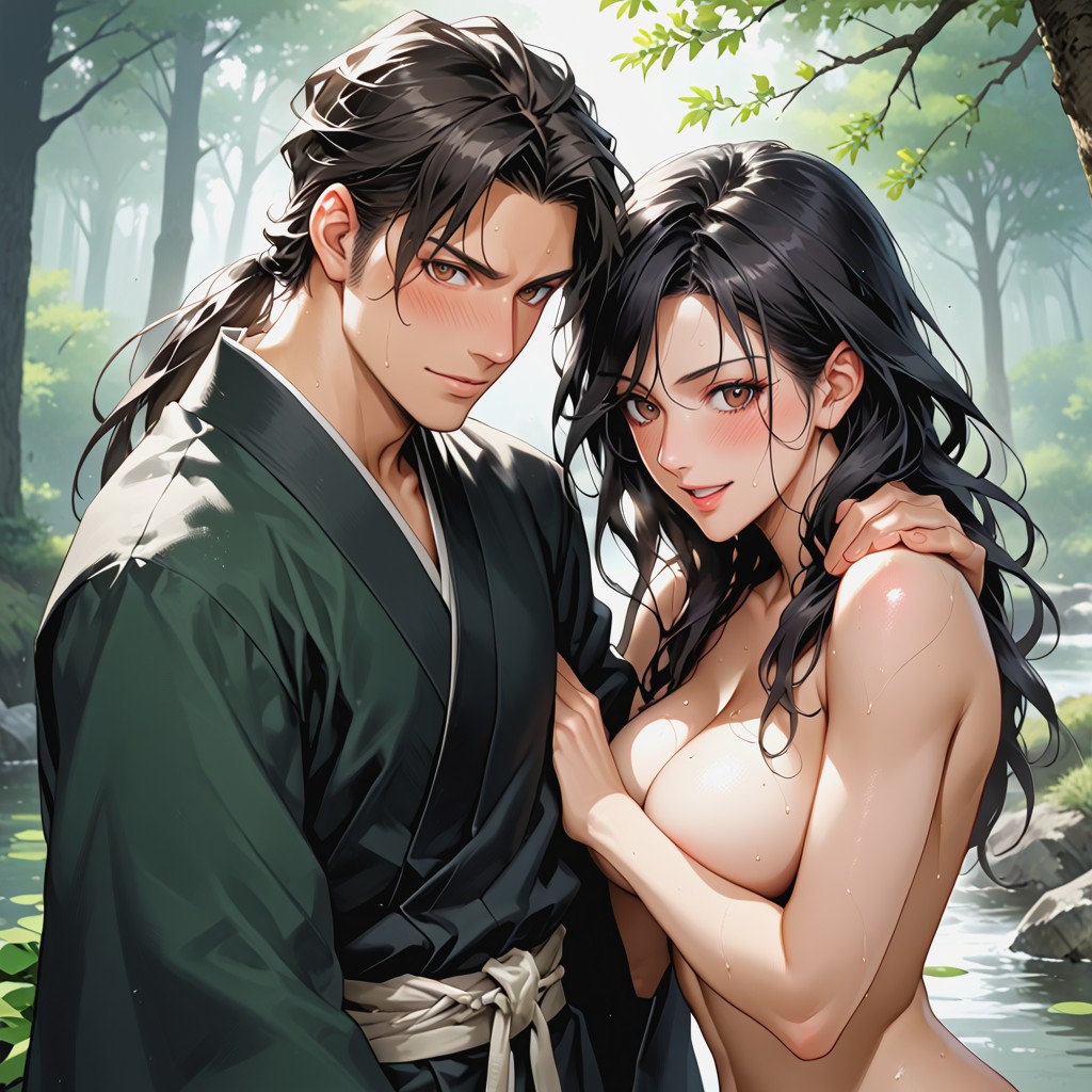 Immersive, In The Forest, Dusk Hentai AI Porn