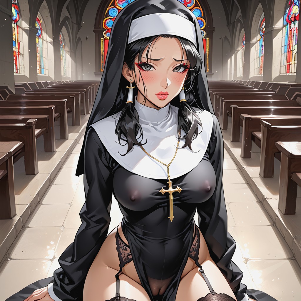 Bimbo, Choker, Chinese AI Porn