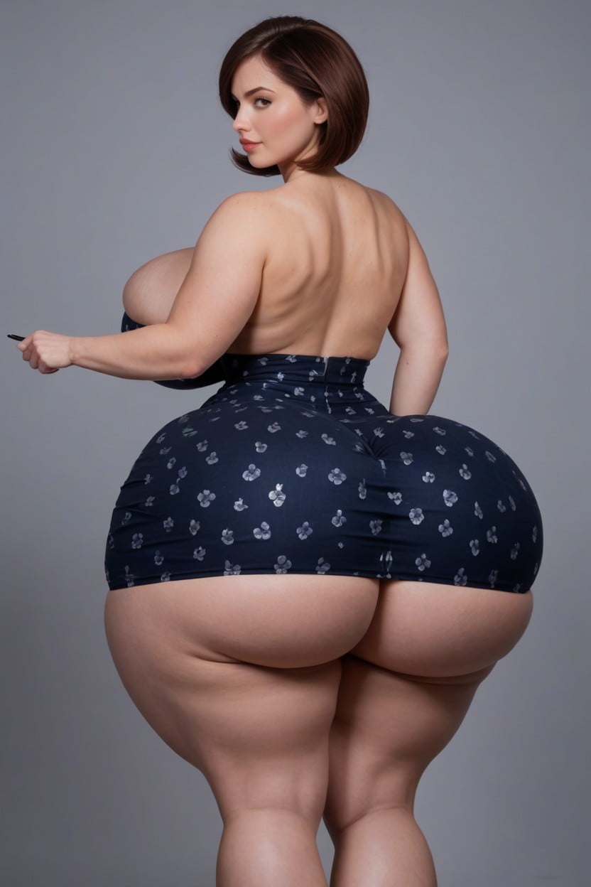 Detailed Face, Waist, Hyper Ass AI Porn