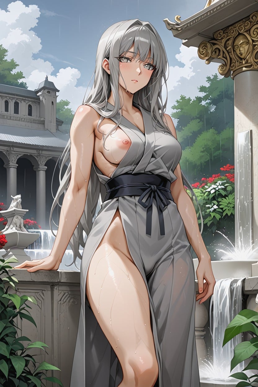 Grey Skin, Hi Res, Mansion Hentai AI Porn