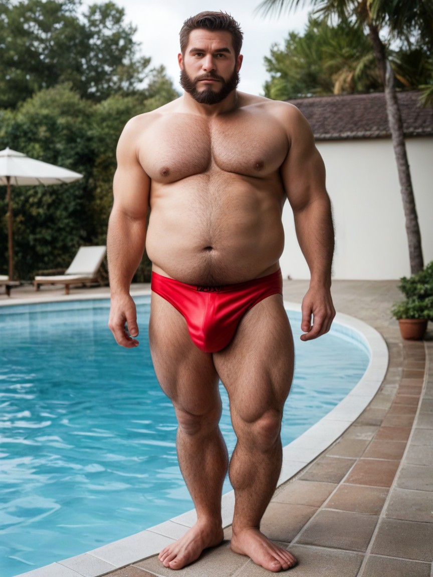 Bushy Beard, Beard, Hairy Arms AI Gay Porn