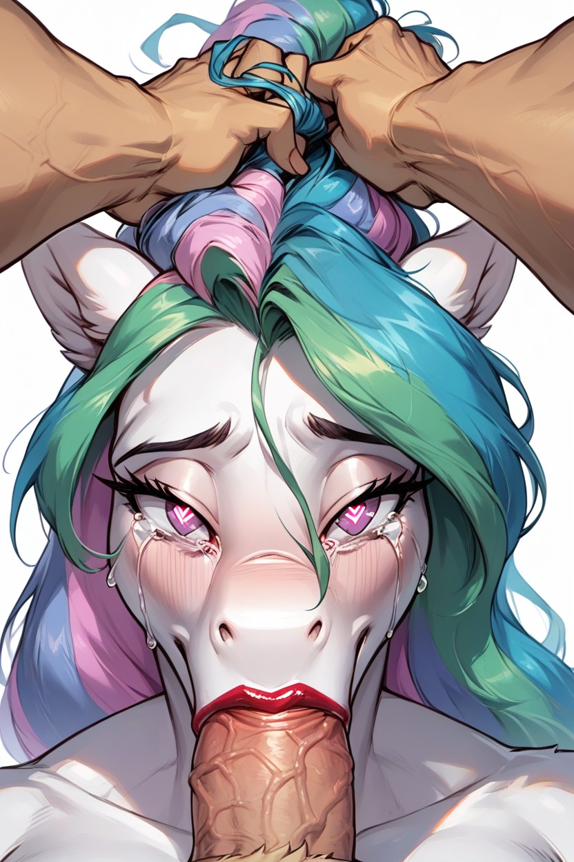 Massive, Face, Long Lips Furry AI Porn