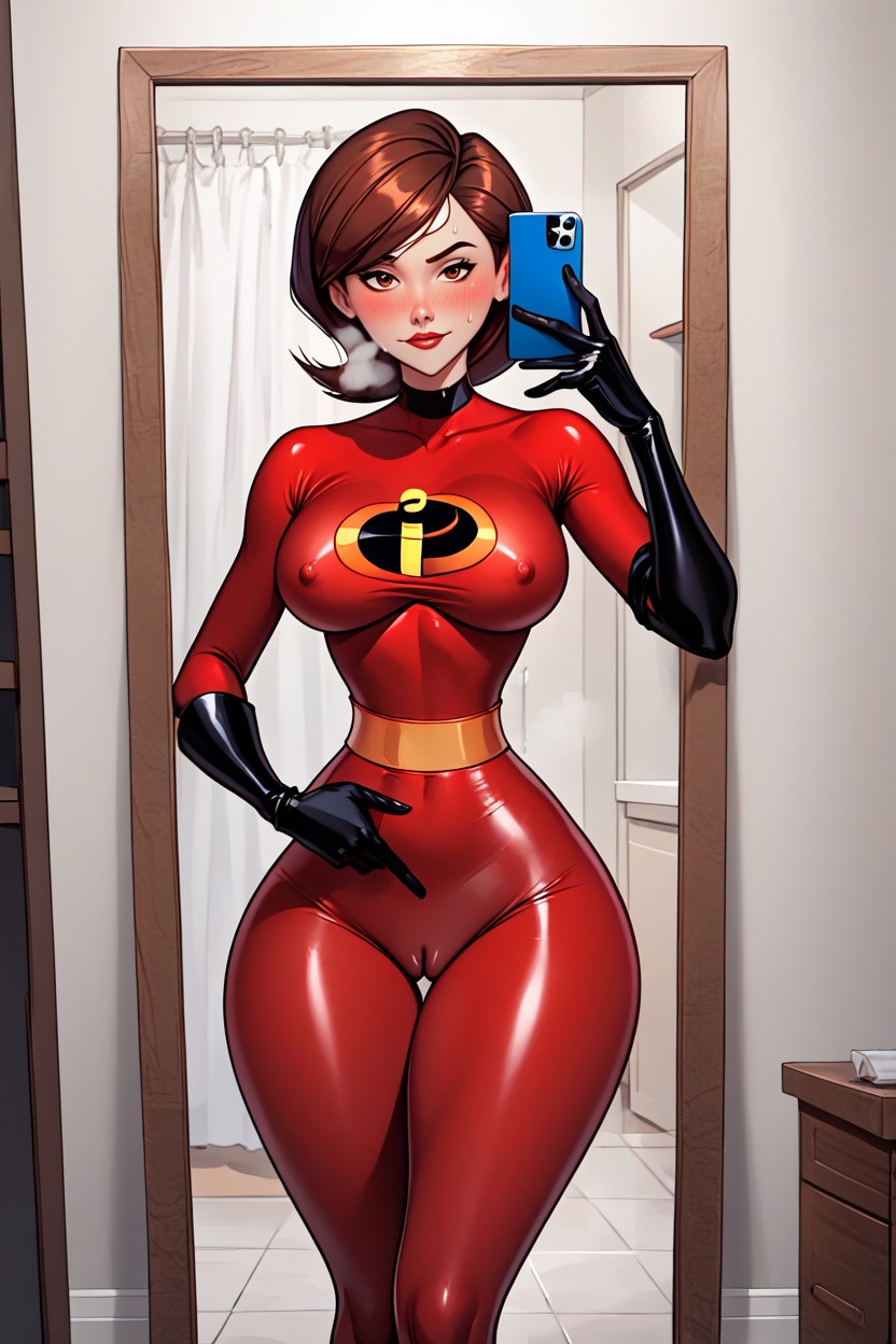 Whore, Curvaceous, Mirror Hentai AI Porn