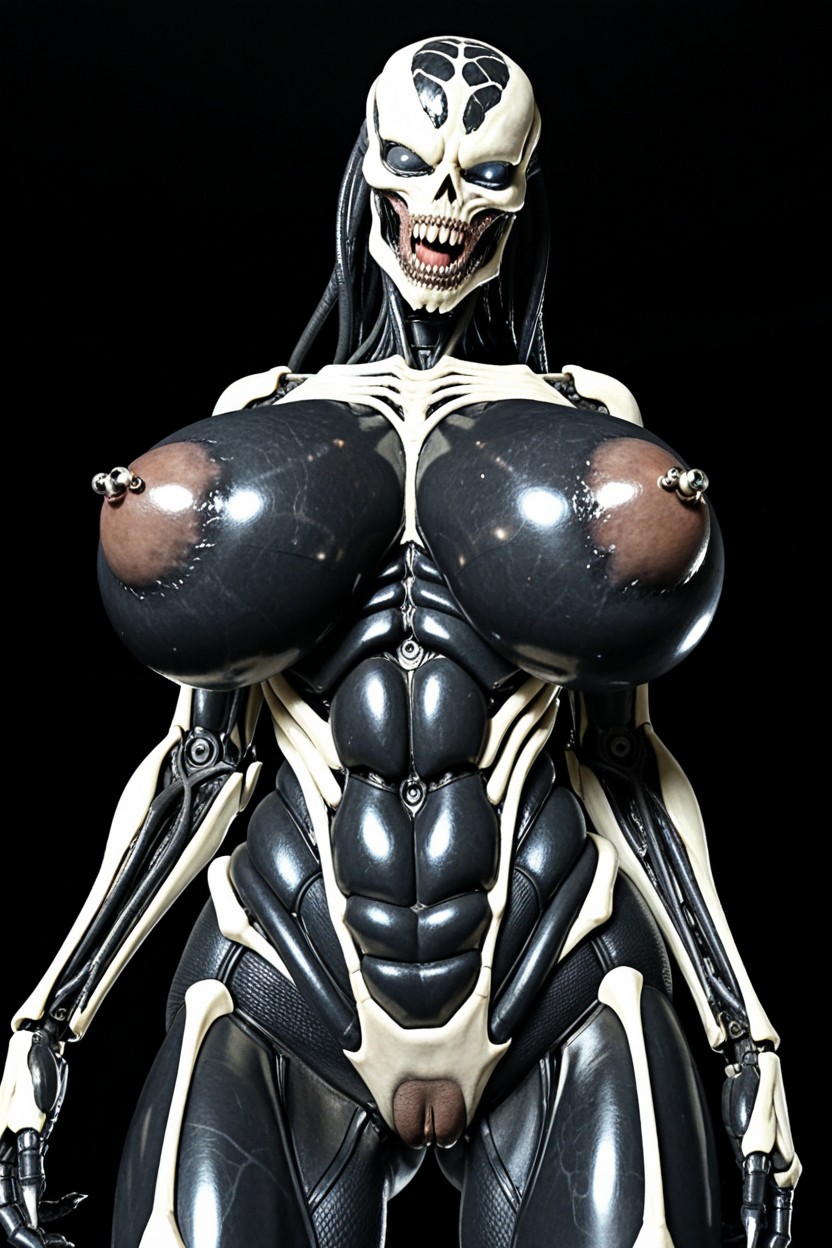Mecha, Shiny Carapace, Horror AI Porn