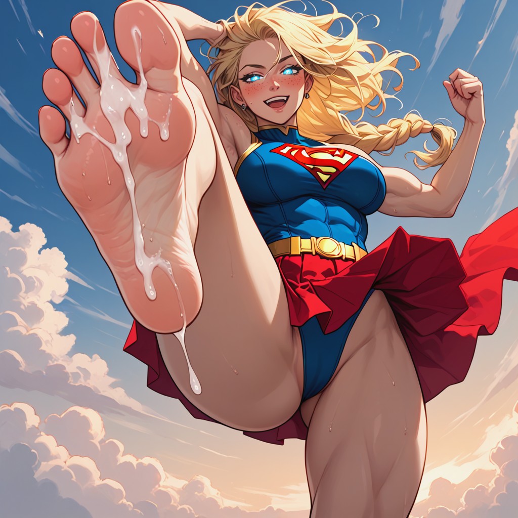 Close Up, Wet Feet, Clouds Hentai AI Porn
