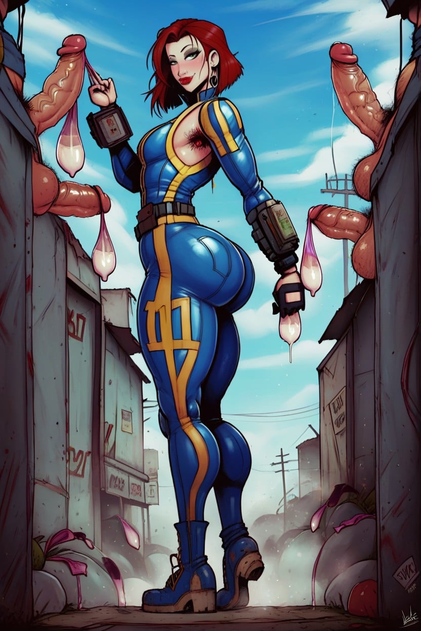 Gang Bang, Vault Woman, Hdr AI Porn