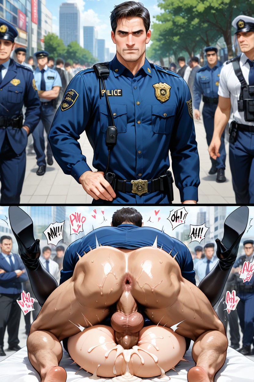 Highest Detailed, Crop Top, Male Bodies Only AI Gay Porn