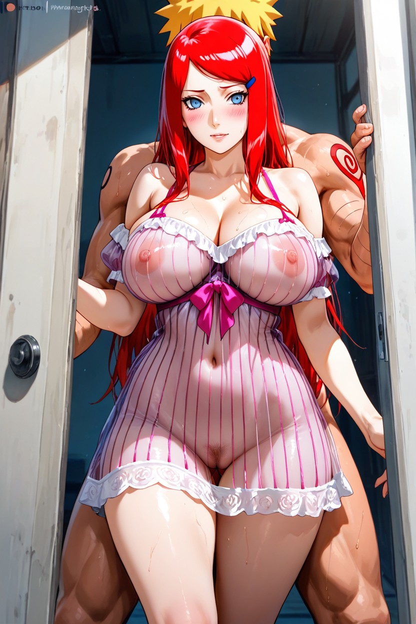Rounded Breasts, 25+, Nightie Hentai IA