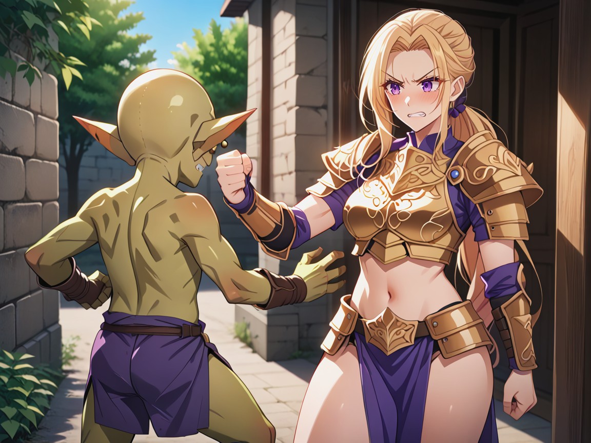 Side View, Detailed Eyes, Ponytail Hentai AI Porn