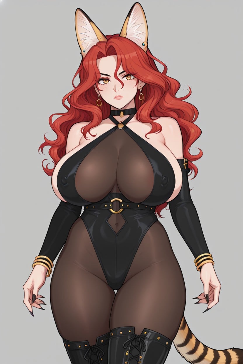 Garter Straps, Cowboy Shot, Bluefox Hentai AI Porn