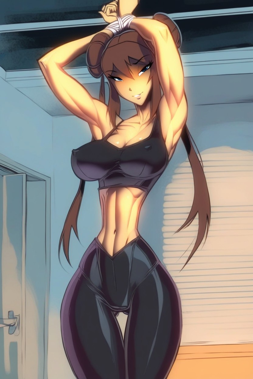 Long Torso, Fred Perry Art Style, Wasp Waist Hentai IA