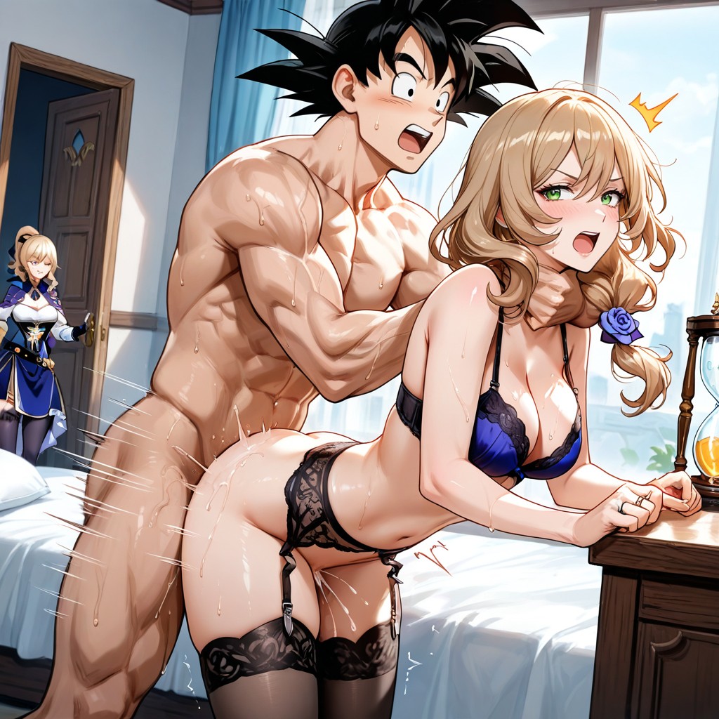 Lisa From Genshin Impact, Stocking, Door Hentai AI Porn