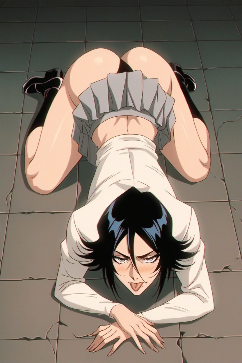 Blushing, Detailed Image, Solo Female Hentai AI Porn