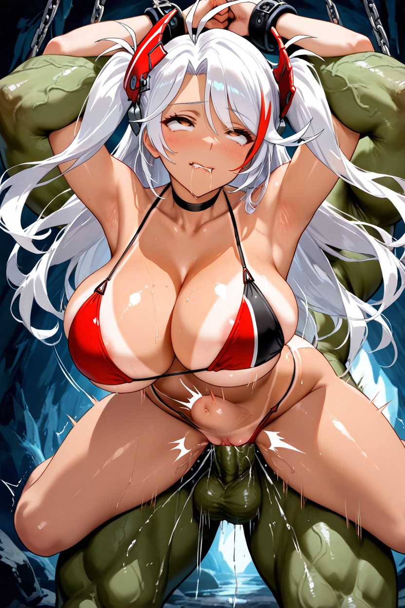 Biting Lip, Pussy Juices, 25+ Hentai AI Porn