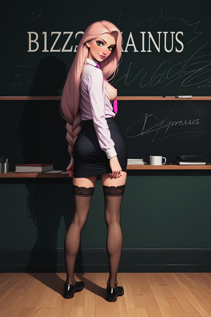Erect Nipples, Gluteals, Full Body Hentai AI Porn
