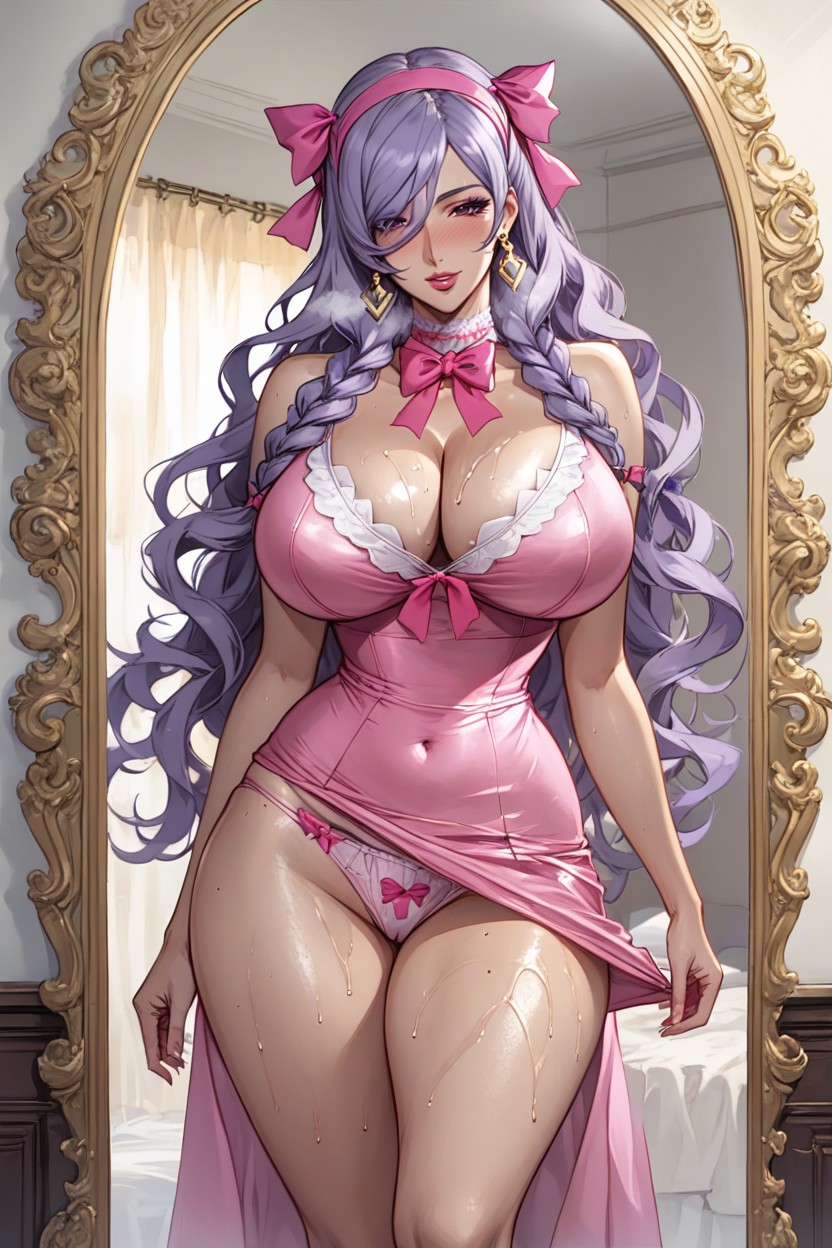 Sultry, Alone, Shaved Pussy Hentai AI Porn