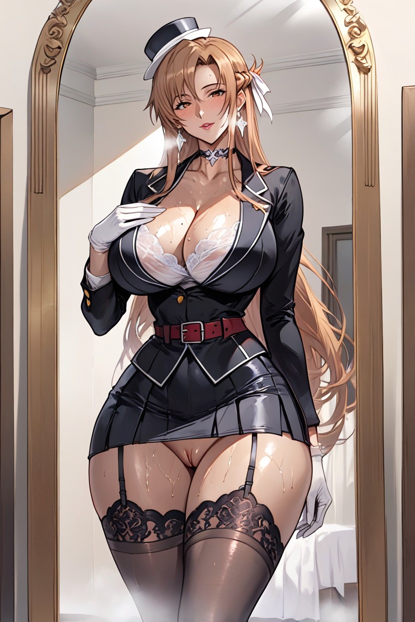 Perfect Anatomy, Voluptuous, Wasp Waist Hentai AI Porn