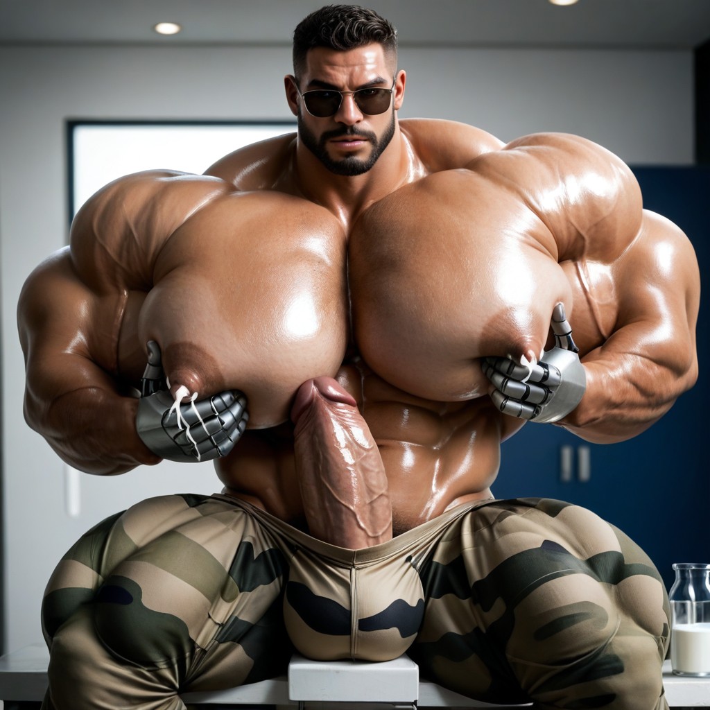 Robotic Arms, Veiny Penis, Floating Hands AI Gay Porn