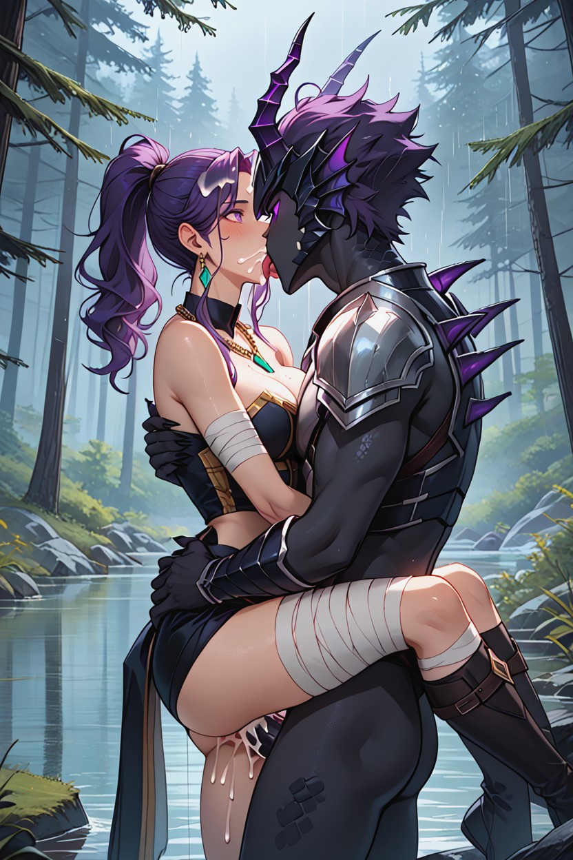 Bends, Lake, A Face Furry AI Porn