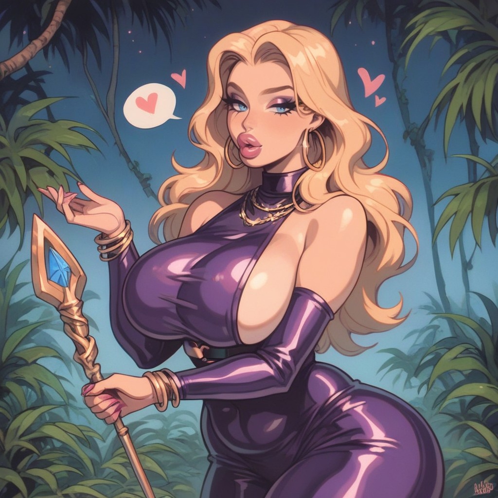 Love Hearts, Bimbo, Sound Effects AI Porn