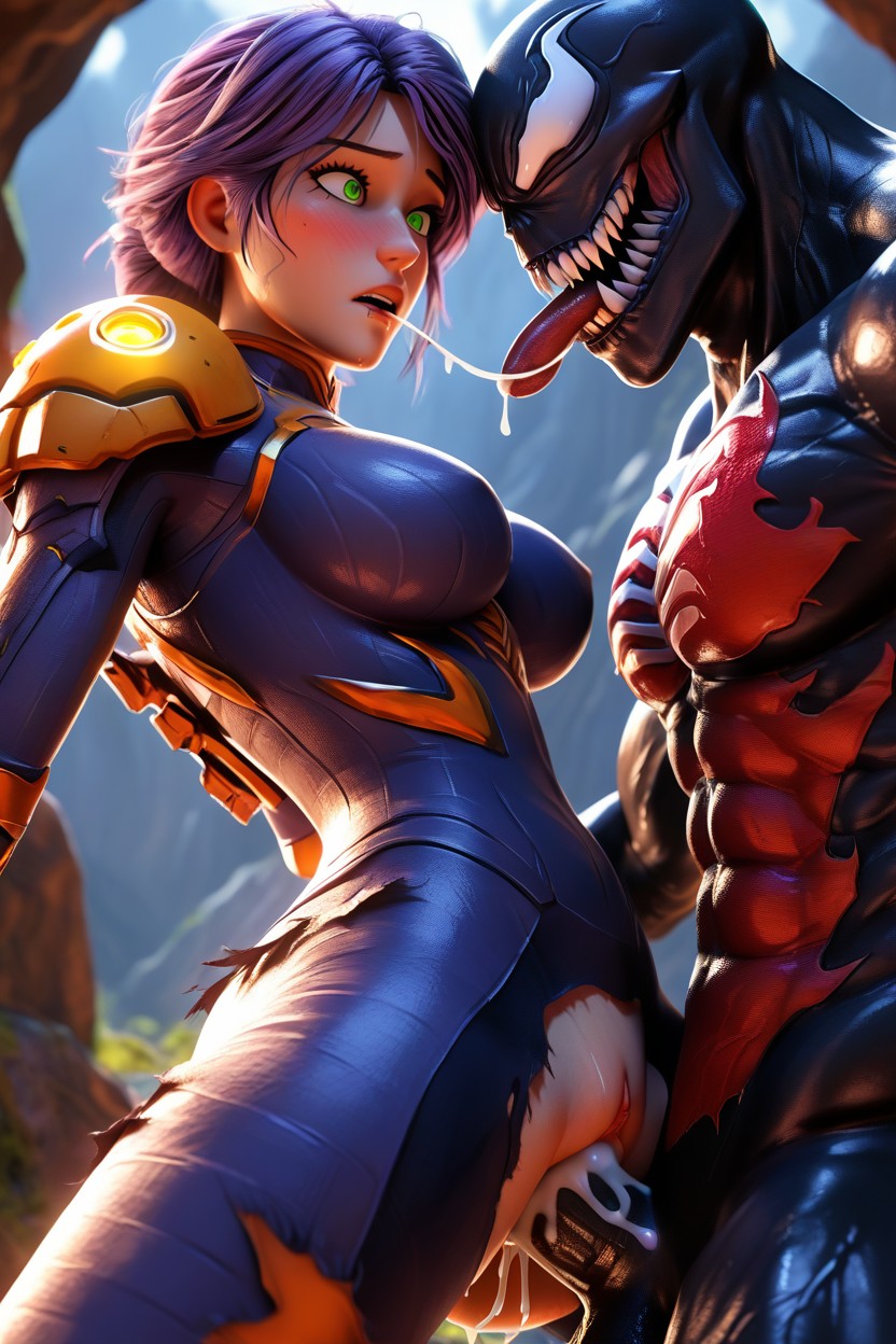 Power Veiny Cock, Lots Of Details, Green Eyes AI Porn