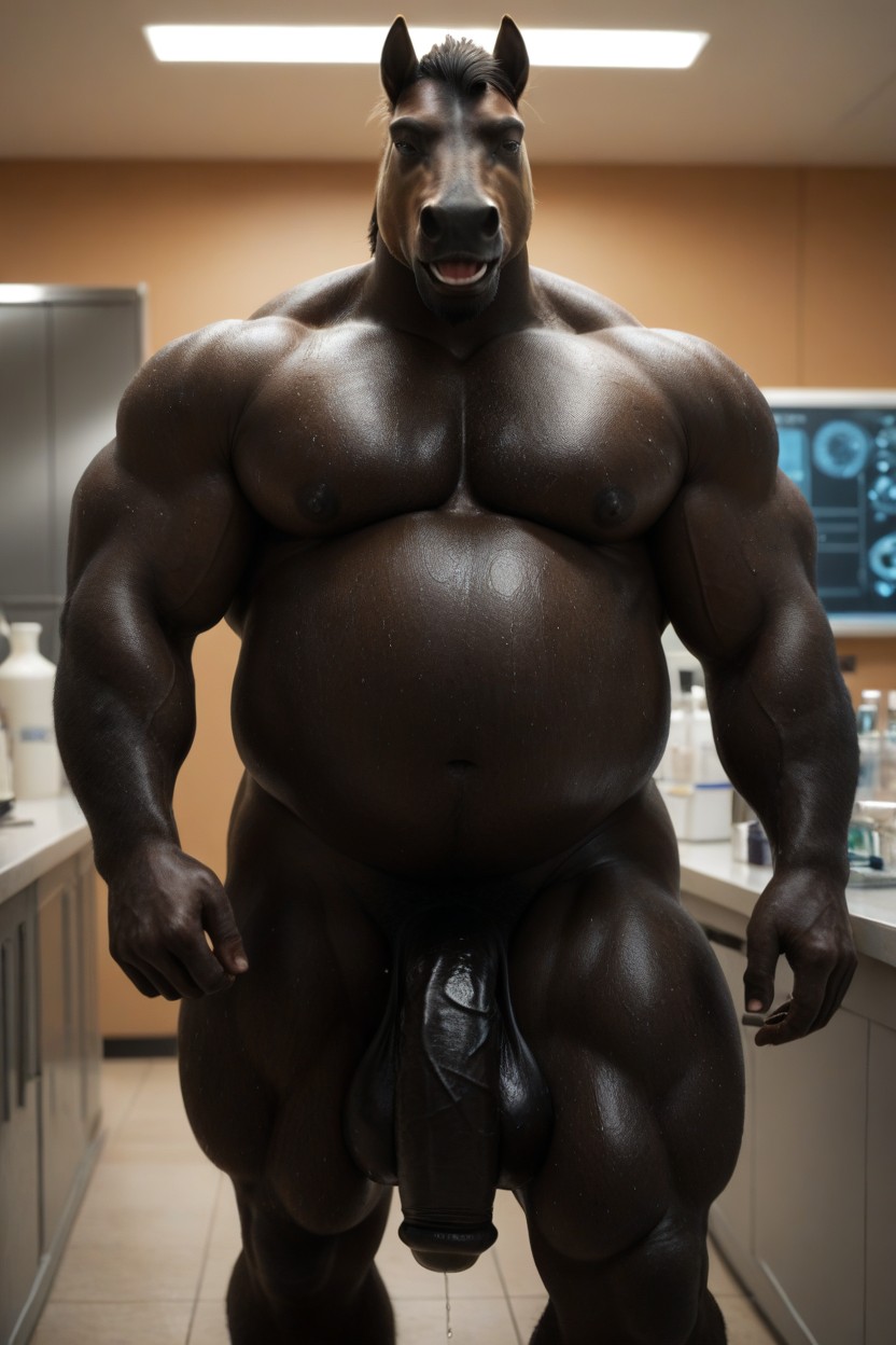 Huge Ass, Muscular, Head AI Gay Porn