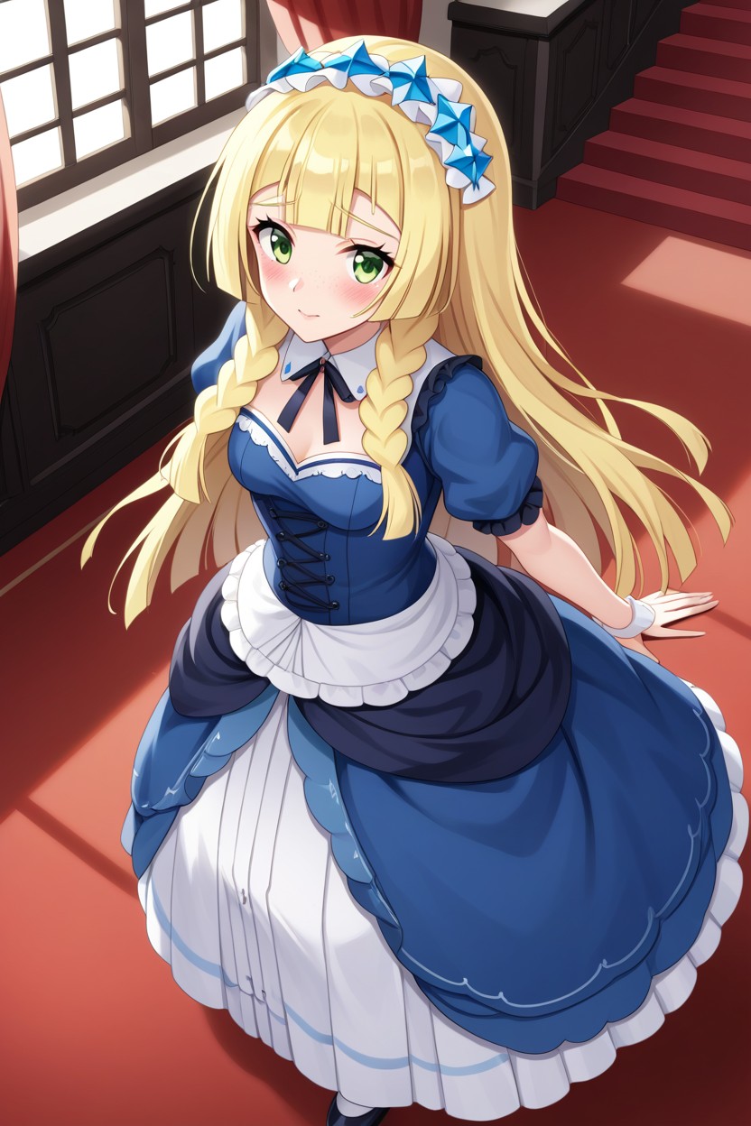 Victorian Era Hoopskirt, Perfect Face, In Universe AI Porn
