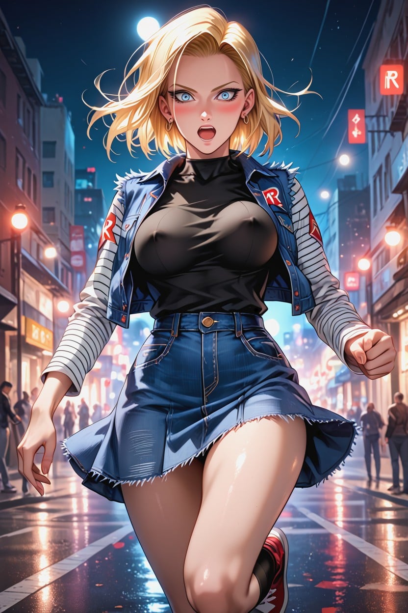 Bouncing Breasts, Run, Arched Back Hentai AI Porn