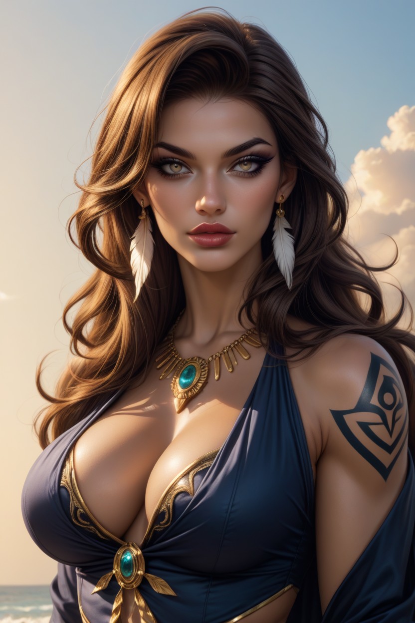 The Character Should Exude A Rebellious, Full Lips, And A Natural Tan Skin Tone Hentai AI Porn