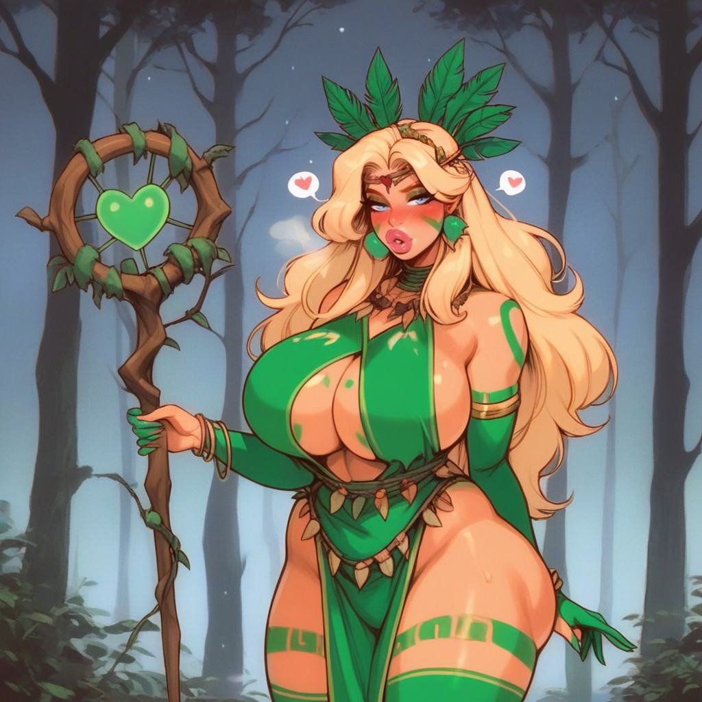 Plump Lips, Sound Effects, Tits Sideboob AI Porn