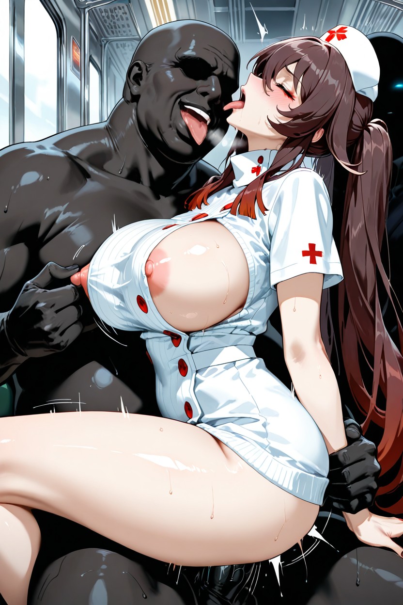 Perfect Hands, Motion Lines, Interracial Hentai AI Porn