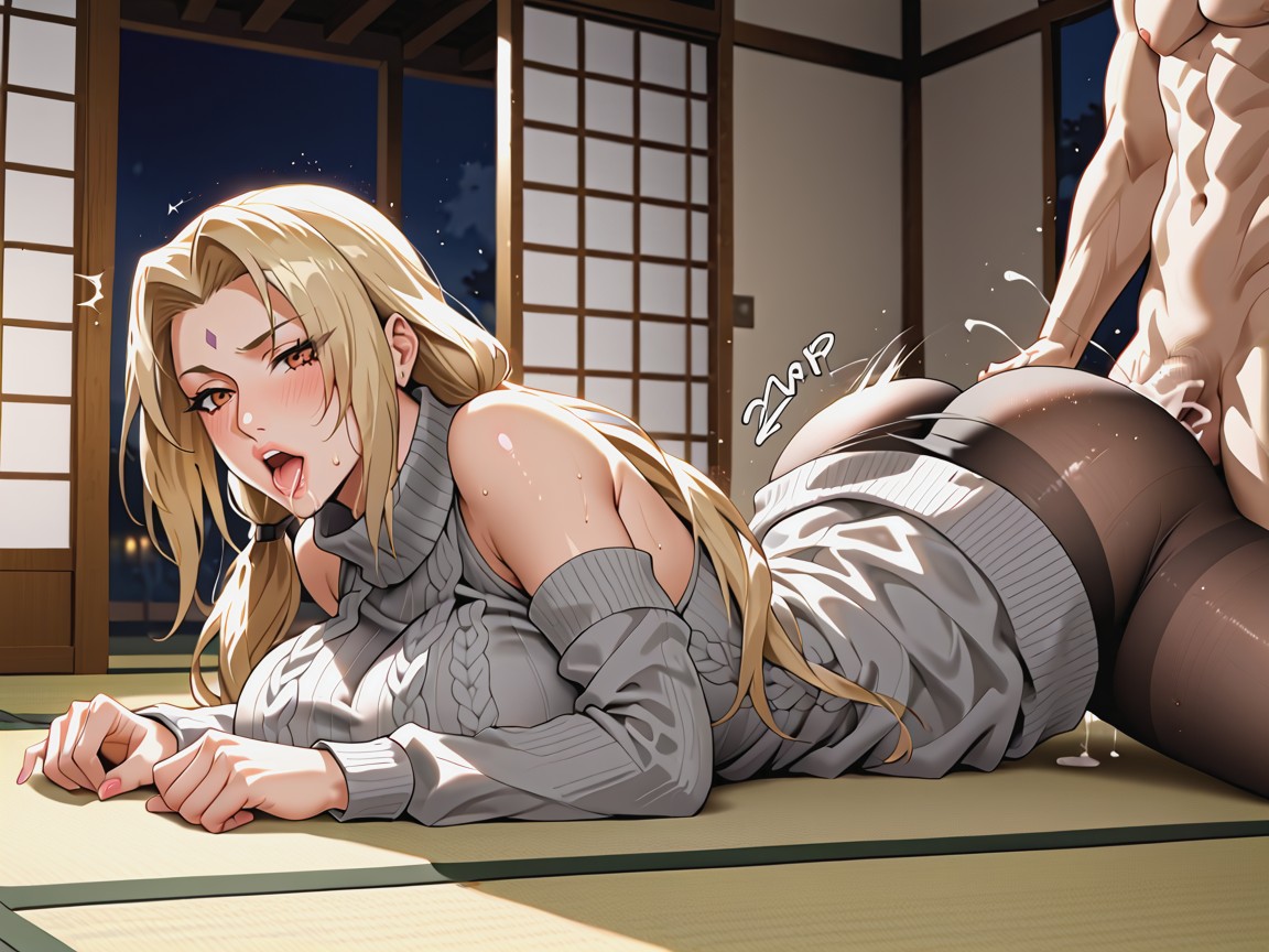 Pantyhose, Tatami, Convulsion Hentai AI Porn