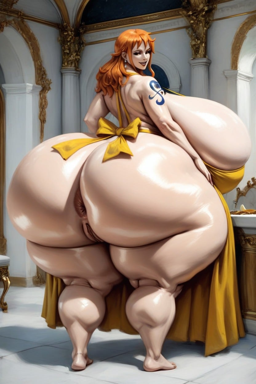 Gigantic Butt, Hyper Bubble Butt, Hyper Booty AI Porn