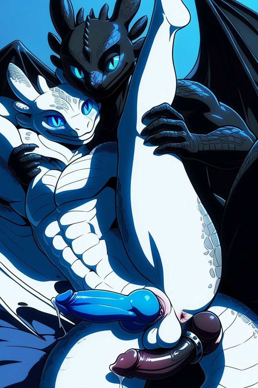 Wet Penis, Detailed Anus, Massive Furry AI Porn
