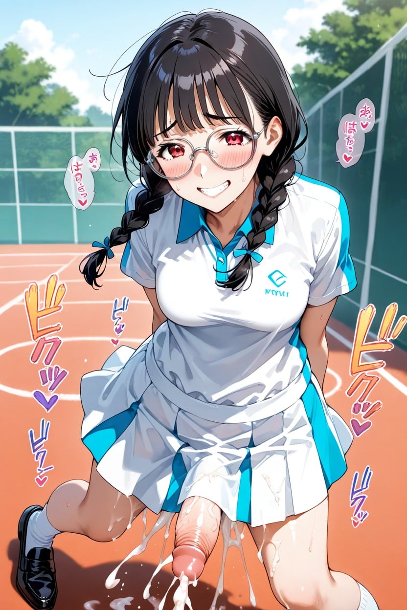 Teeth, Sharp Eyes, Metal Eyeglasses Hentai IA
