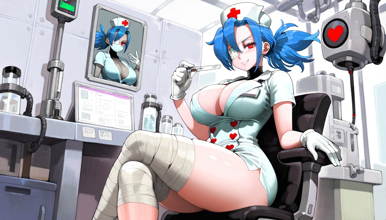 Lab, Thick Thighs, Deathly Skin Hentai AI Porn