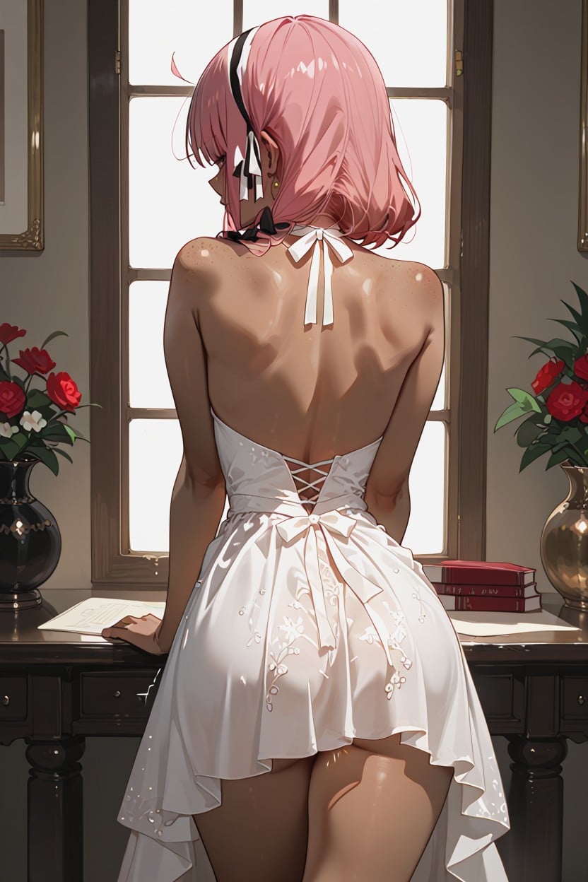 25+, Dress Made From Ribbons, Dark Harsh Mystic Ambience Hentai AI Porn