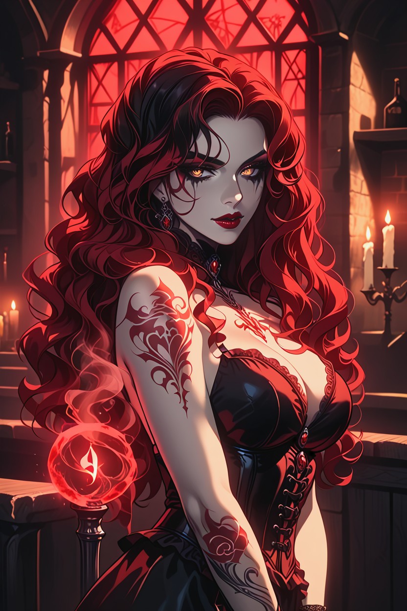Massive Ass, Smoke And Shadows, Fantasy Realism Hentai AI Porn