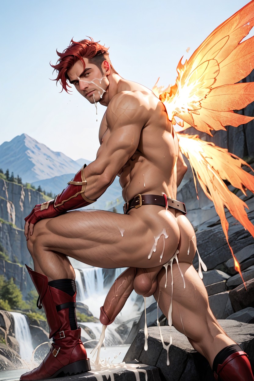 Motion Lines, Winx Club Art Style, Thick Penis AI Gay Porn