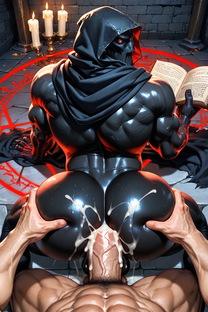 Pov Anal Sex From Behind, Necromancer, Wearing Only Black Hooded Cloak AI Gay Porn