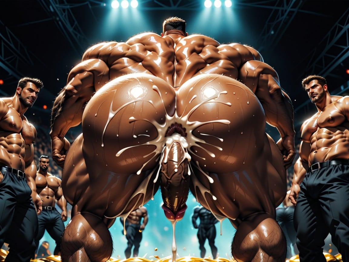 Thick Thighs, Man Men Only With Two Holes, Big Pecs AI Gay Porn