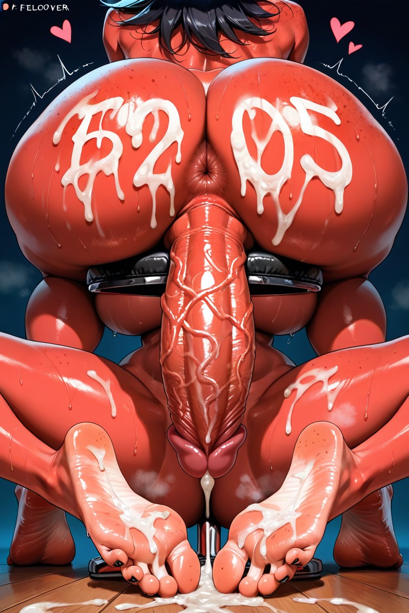 Gigantic Futanari Cock Harem, Millie From Helluva Boss, Front View Hentai AI Porn