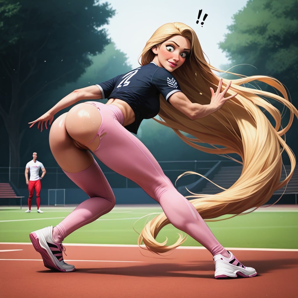 Surprised, Full Body, Bounce Lines Hentai AI Porn