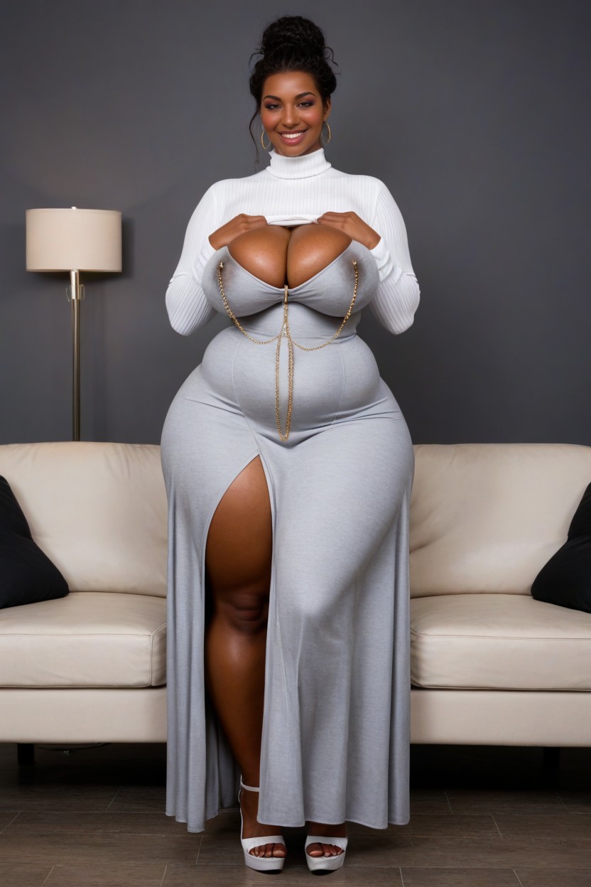 Hyper Round Butt, Breasts Bigger Than Head, Brazilian Butt Lift AI Porn