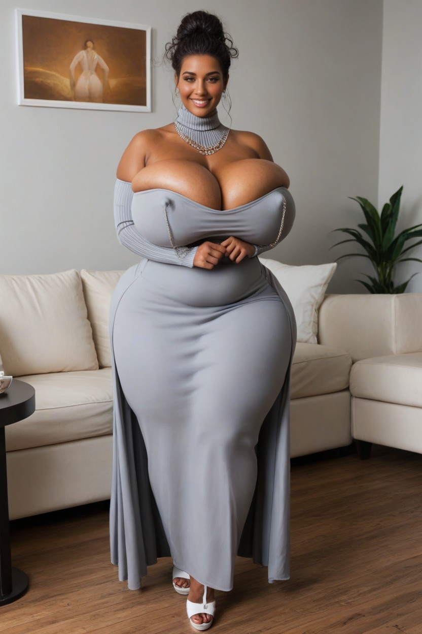 Large Thighs, Extremely Realistic, Bimbo AI Porn