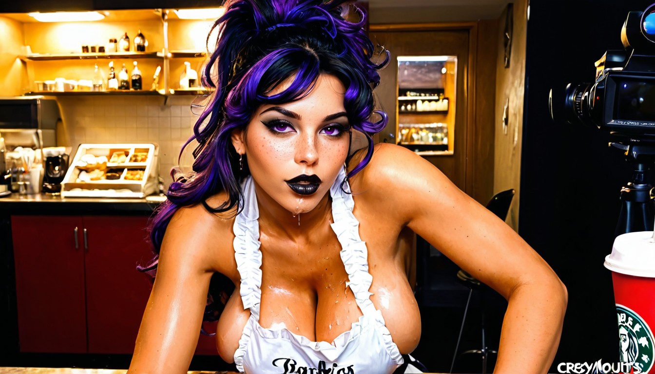French Maid, Ultra Realistic, Bangs AI Porn