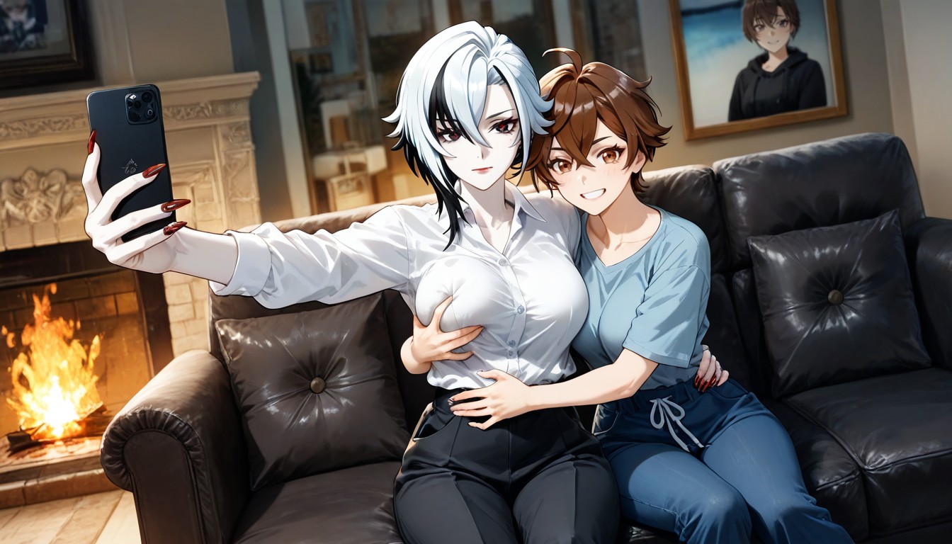 Waist Shot, Waist, Tomboy Woman Hentai AI Porn