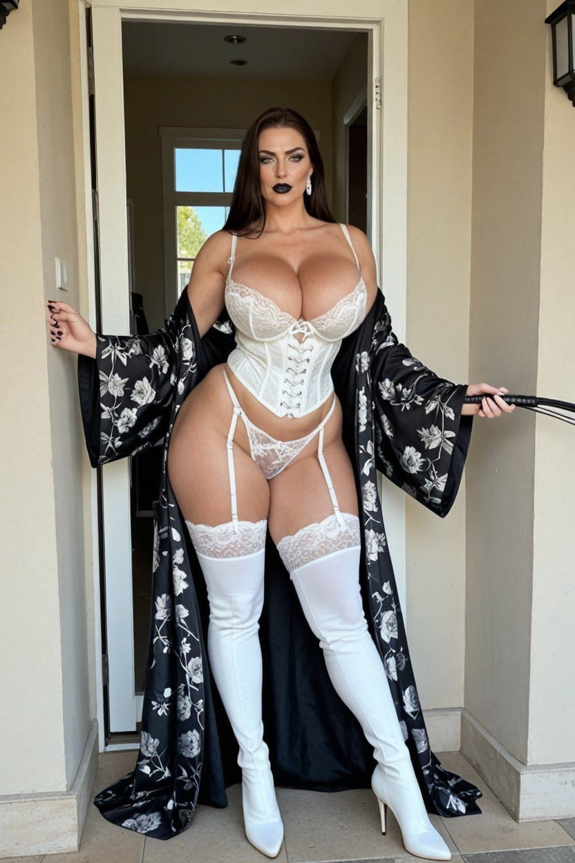 Huge Pawg Ass, Topknot, Ao Dai AI Porn