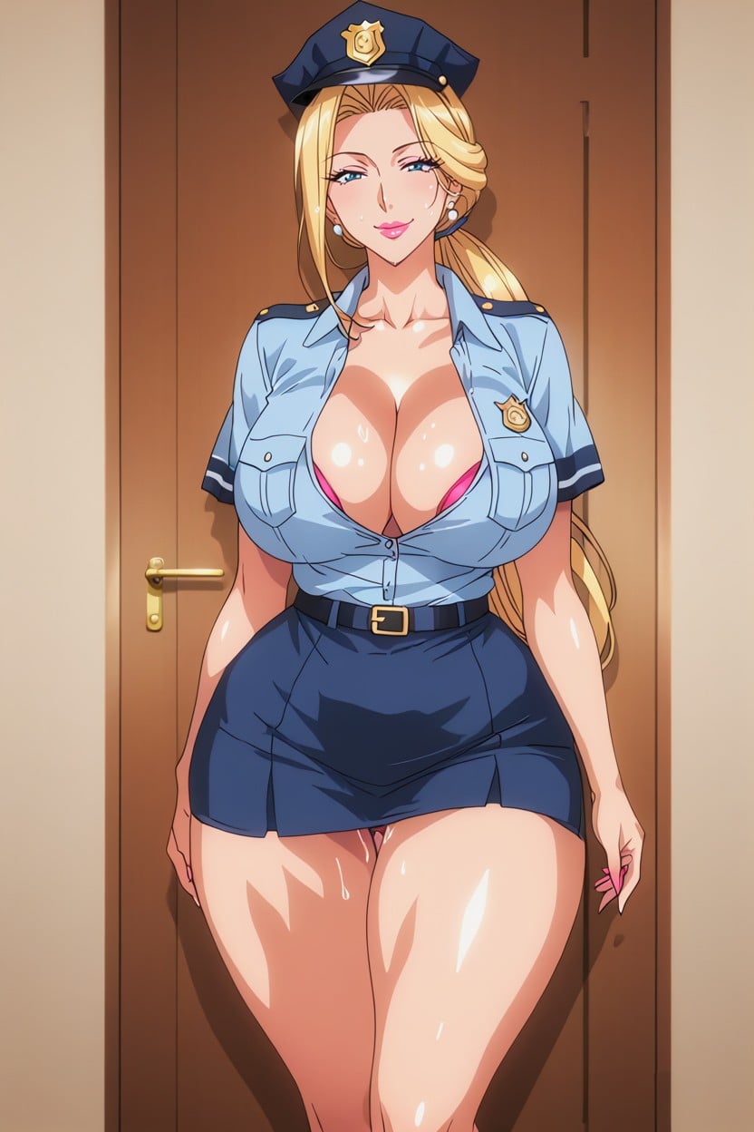 Blue Eyes, Milf Body, Milf Hentai AI Porn