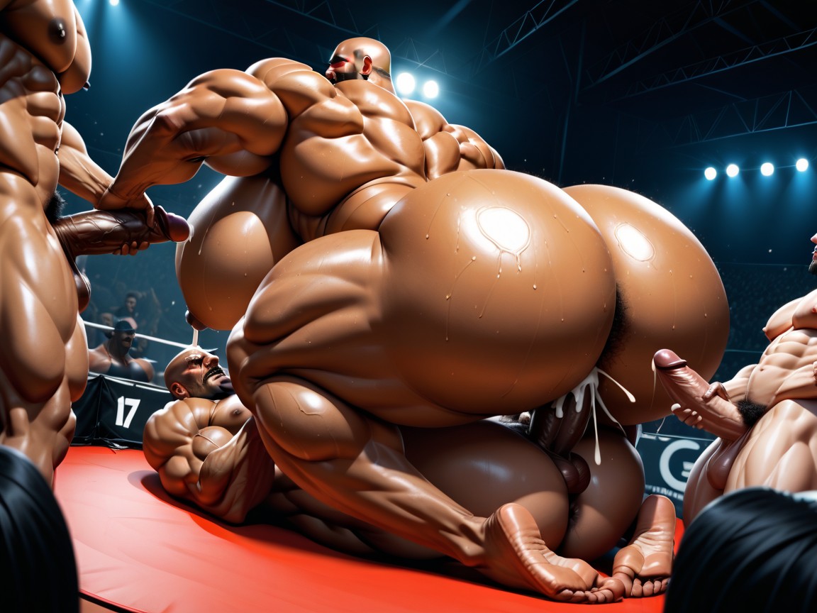 Erect Penis, Breast Expansion, Massive Muscles AI Porn
